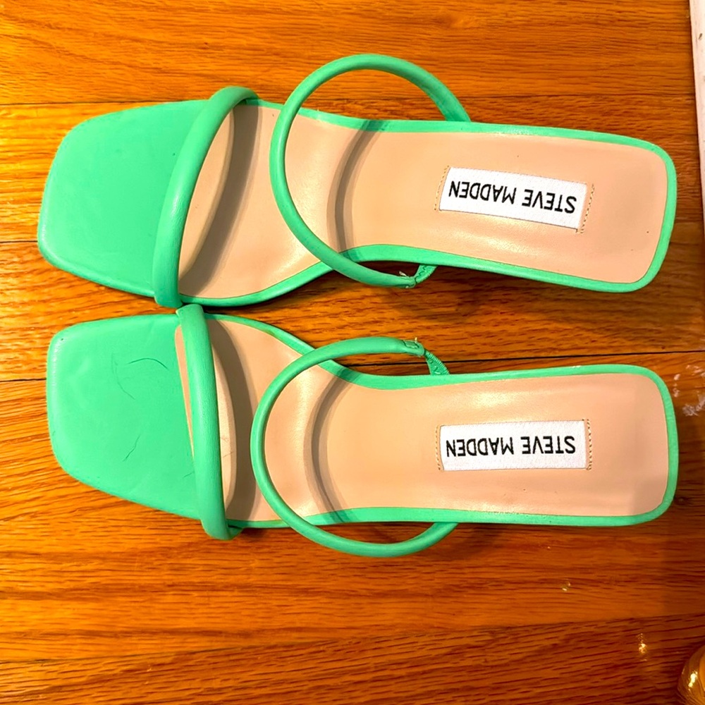Green heels